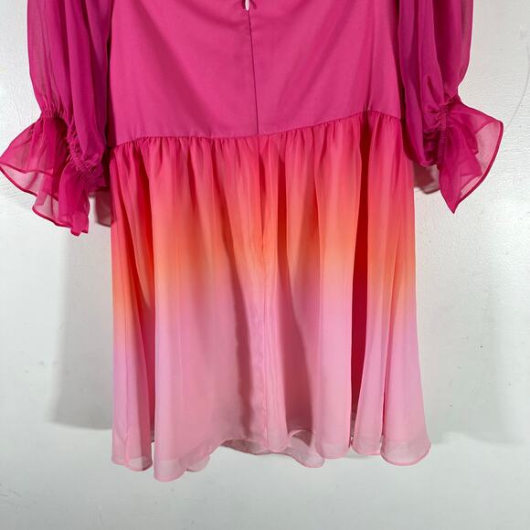 LOVERS & FRIENDS Camila Mini Dress in Sunrise Womans Large Folklore Fairy - Picture 10 of 13